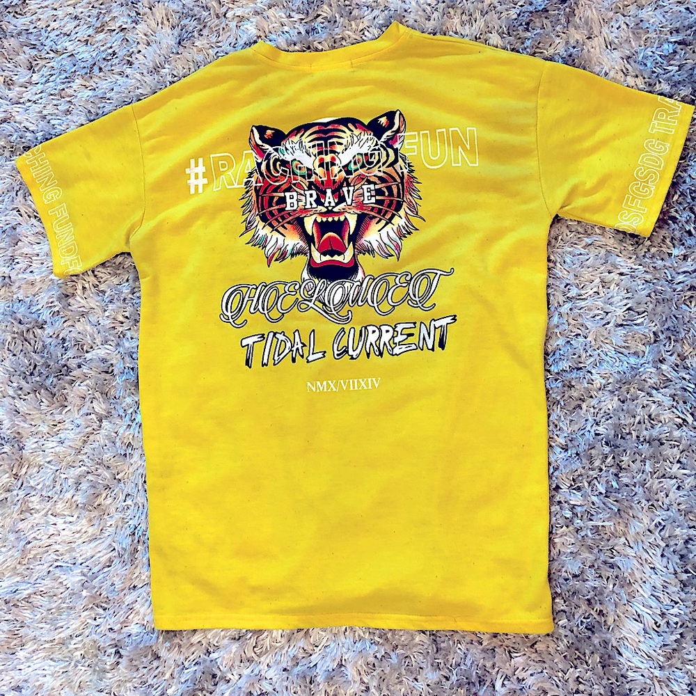 Yellow Japanese Designer Tee- Bought in Japan